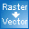 Raster to Vector Gold icon